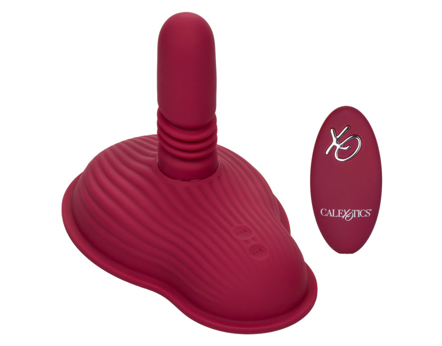 CalExotics Dual Rider Thrust And Grind Remote Control Rechargeable Silicone Thrusting And Vibrating Grinding Pad