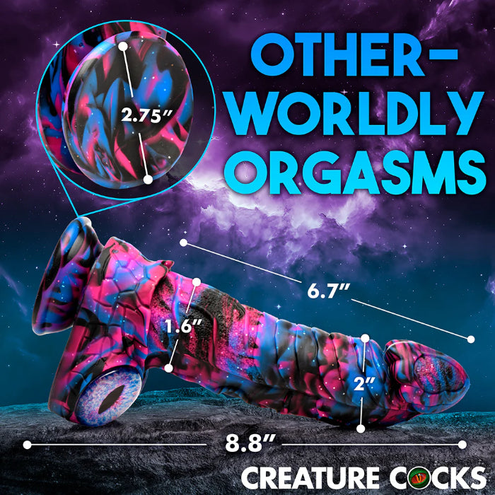Creature Cocks Alienoid Silicone Fantasy Shaped Harnessable Dildo With Suction Cup