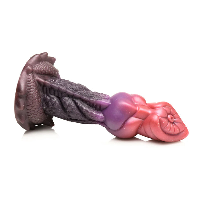 Creature Cocks Deep Diver Textured Fantasy Shaped Harnessable Silicone Dildo With Suction Cup