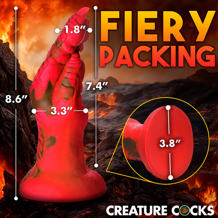 Creature Cocks Demon Claw Fisting Shaped Silicone Fantasy Harnessable Dildo With Suction Cup