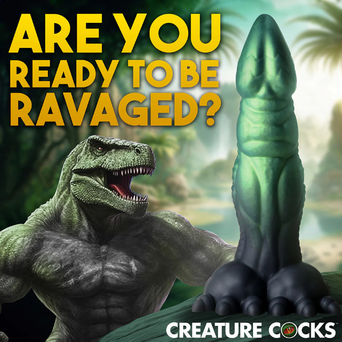 Creature Cocks Dickosaur Dinosaur Inspired Fantasy Shaped Harnessable Dildo With Suction Cup
