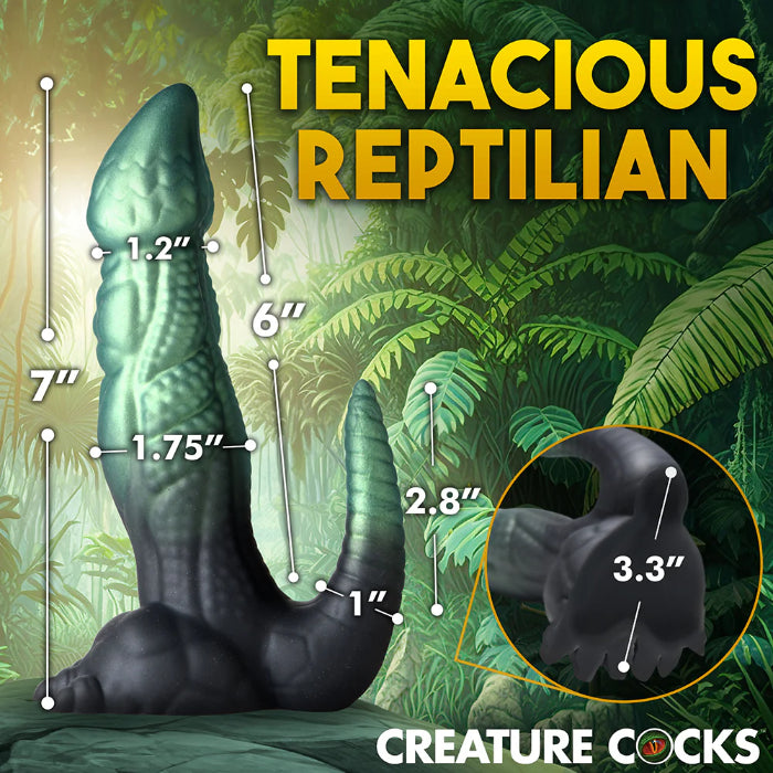 Creature Cocks Dickosaur Dinosaur Inspired Fantasy Shaped Harnessable Dildo With Suction Cup