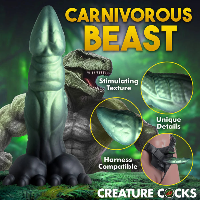Creature Cocks Dickosaur Dinosaur Inspired Fantasy Shaped Harnessable Dildo With Suction Cup
