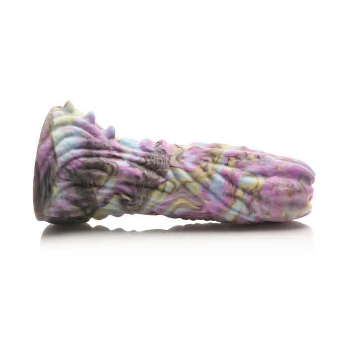 Creature Cocks Dragon Spawn Dragon Silicone Ovipositor Dildo Textured Fantasy Shaped Harnessable Silicone Dildo with Silicone Eggs