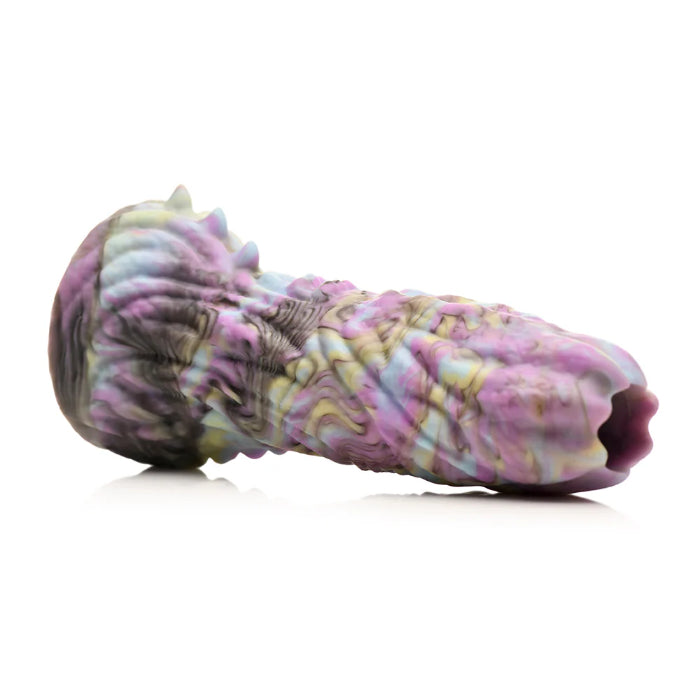 Creature Cocks Dragon Spawn Dragon Silicone Ovipositor Dildo Textured Fantasy Shaped Harnessable Silicone Dildo with Silicone Eggs