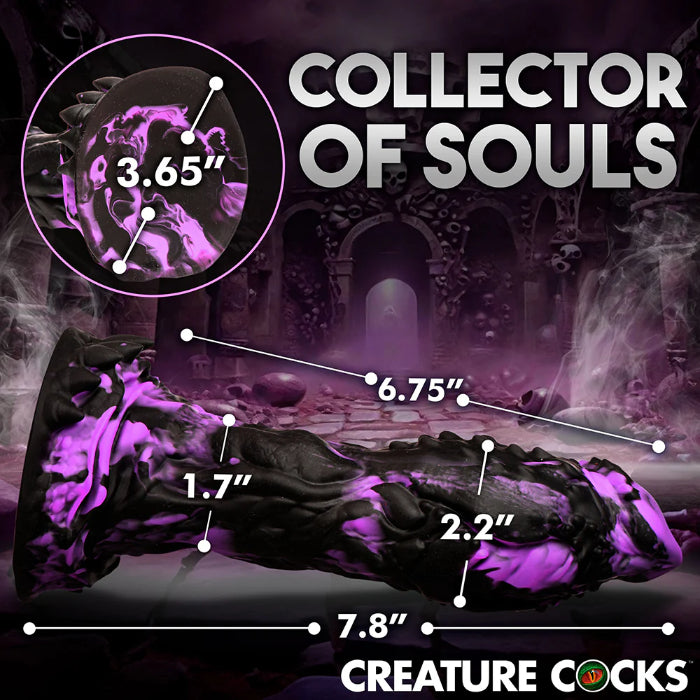 Creature Cocks Grim Textured Fantasy Shaped Harnessable Silicone Dildo With Suction Cup