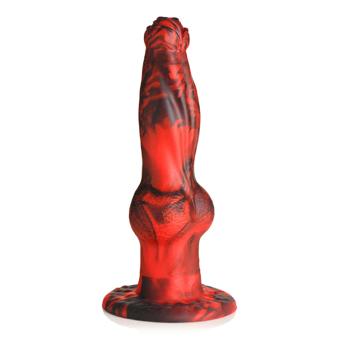 Creature Cocks Hell Wolf Remote Control Thrusting And Vibrating Silicone Fantasy Shaped Harnessable Dildo With Suction Cup