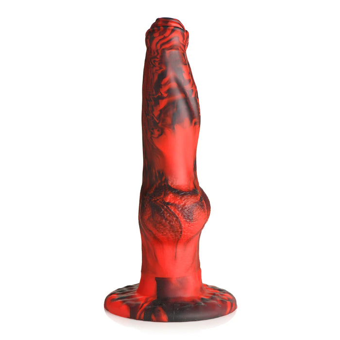 Creature Cocks Hell Wolf Remote Control Thrusting And Vibrating Silicone Fantasy Shaped Harnessable Dildo With Suction Cup