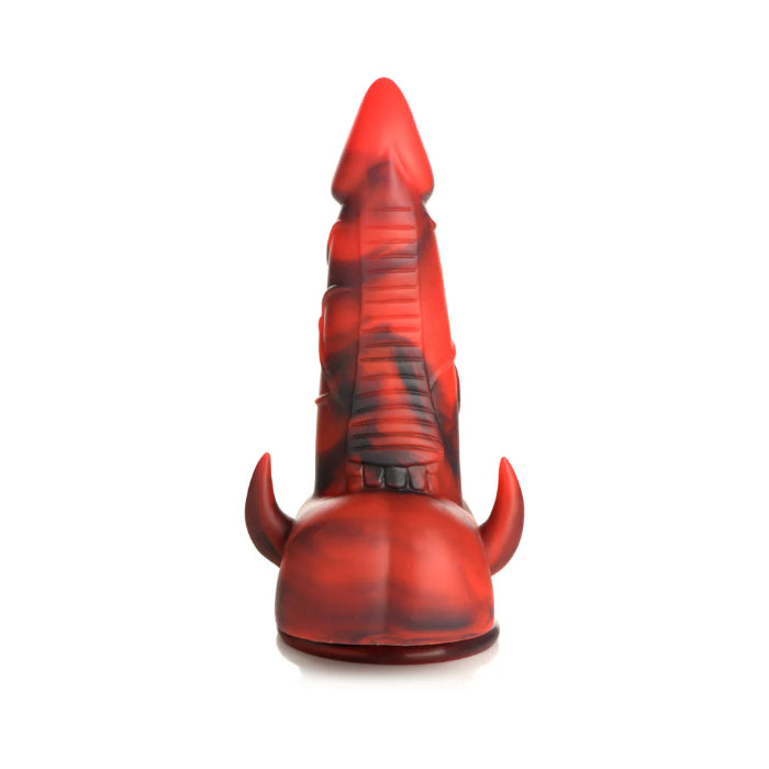 Creature Cocks Horny Devil Demon Silicone Fantasy Shaped Girthy Harnessable Dildo With Suction Cup