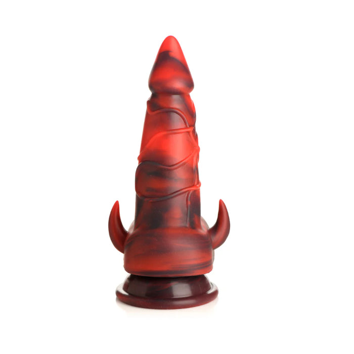 Creature Cocks Horny Devil Demon Silicone Fantasy Shaped Girthy Harnessable Dildo With Suction Cup