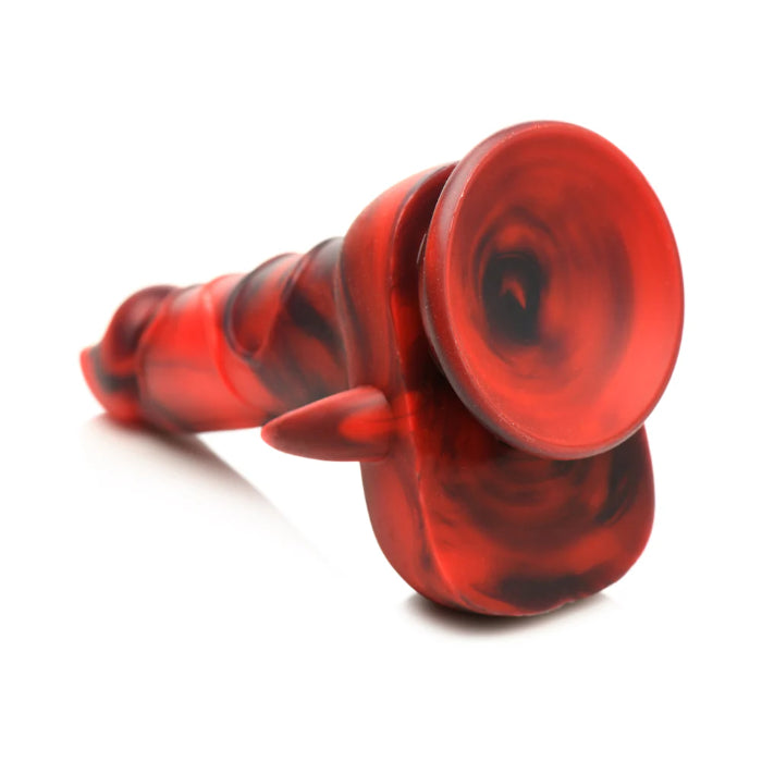 Creature Cocks Horny Devil Demon Silicone Fantasy Shaped Girthy Harnessable Dildo With Suction Cup