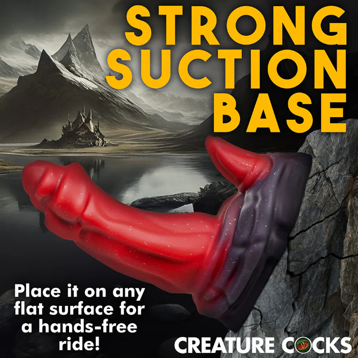 Creature Cocks Ogre Fantasy Girthy Curved Harnessable Silicone Dildo with Suction Cup