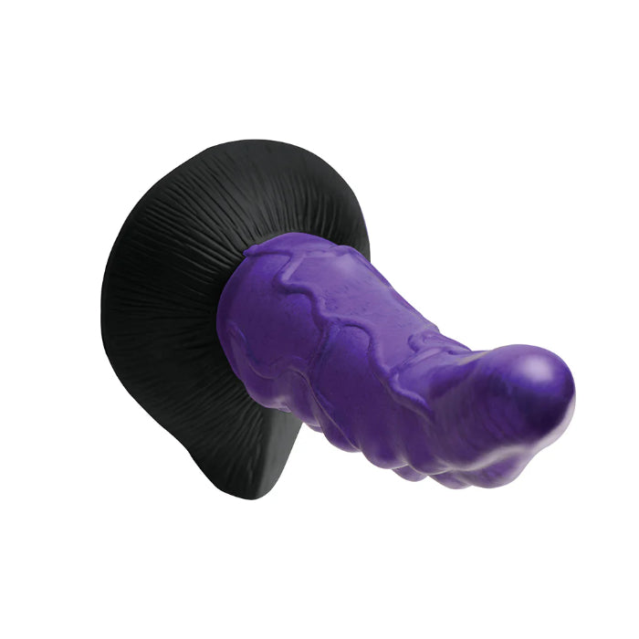 Creature Cocks Orion Invader Veiny Space Alien Fantasy Girthy Curved Harnessable Silicone Dildo with Suction Cup