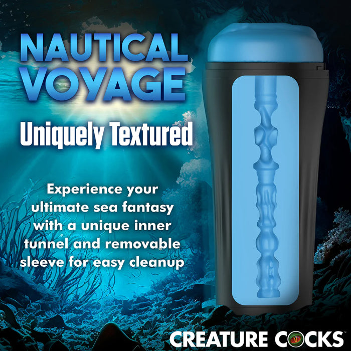 Creature Cocks Pussidon Sea Monster Fantasy Shaped Textured Creature Stroker With Adjustable Suction