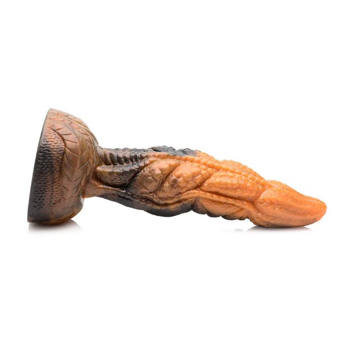 Creature Cocks Ravager Rippled Tentacle Shaped Fantasy Harnessable Silicone Dildo with Suction Cup