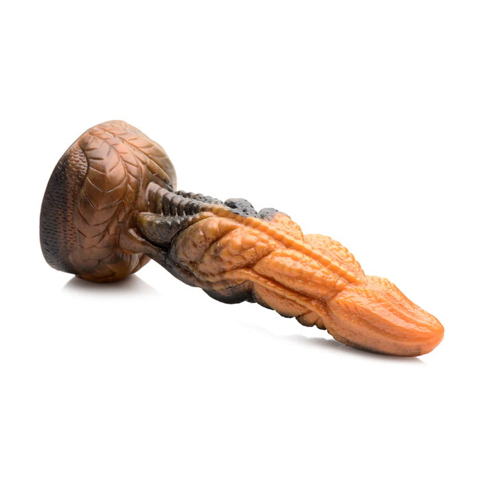 Creature Cocks Ravager Rippled Tentacle Shaped Fantasy Harnessable Silicone Dildo with Suction Cup