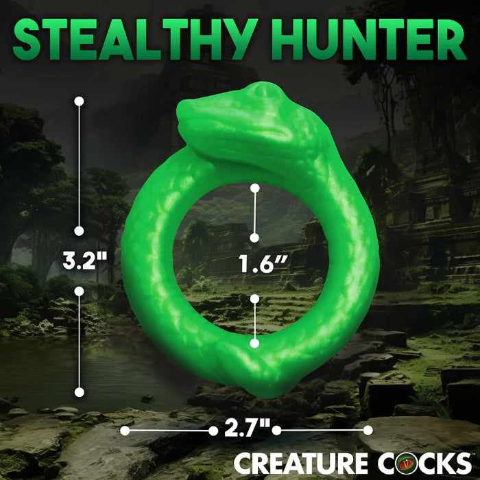 Creature Cocks Serpentine Fantasy Shaped Silicone Cock Ring