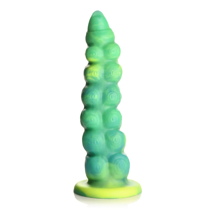 Creature Cocks Squirmer Remote Control Thrusting And Vibrating Silicone Fantasy Shaped Harnessable Dildo With Suction Cup