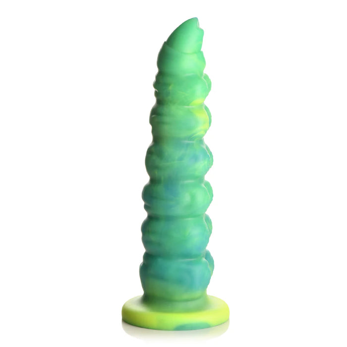 Creature Cocks Squirmer Remote Control Thrusting And Vibrating Silicone Fantasy Shaped Harnessable Dildo With Suction Cup