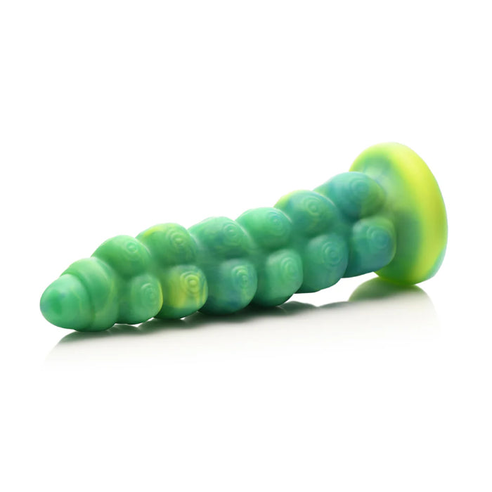 Creature Cocks Squirmer Remote Control Thrusting And Vibrating Silicone Fantasy Shaped Harnessable Dildo With Suction Cup