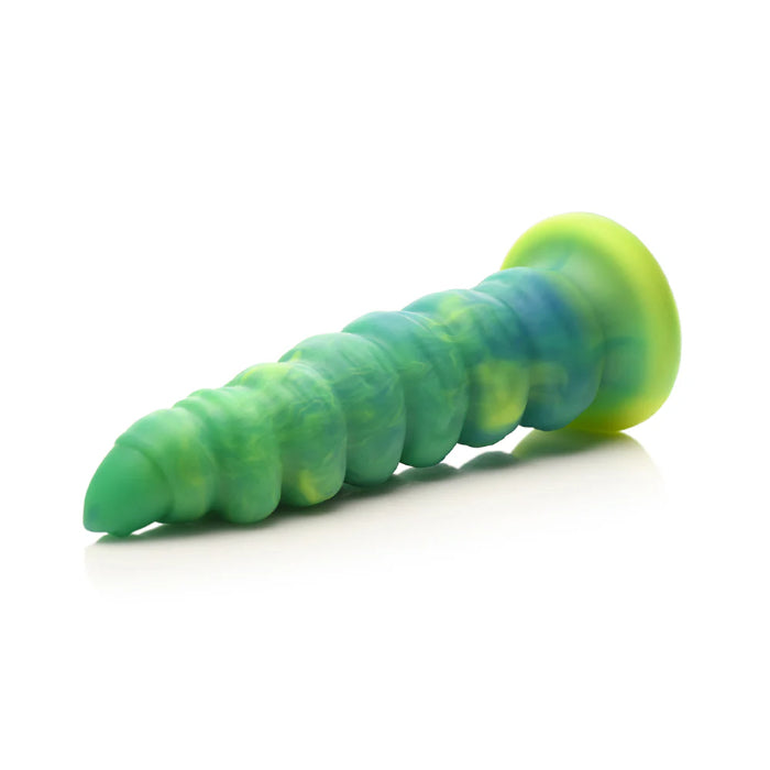 Creature Cocks Squirmer Remote Control Thrusting And Vibrating Silicone Fantasy Shaped Harnessable Dildo With Suction Cup