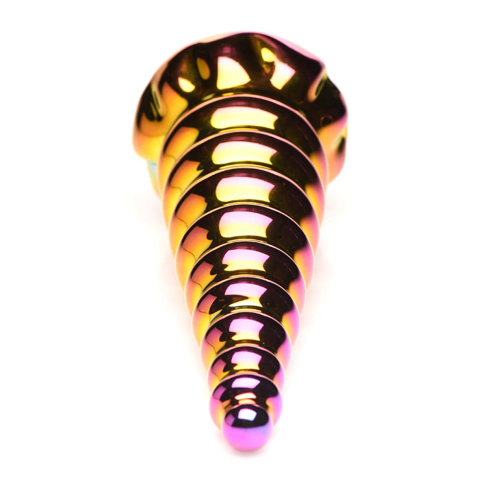Creature Cocks Twilight Rainbow Glass Dildo Fantasy Shaped Harnessable Dildo