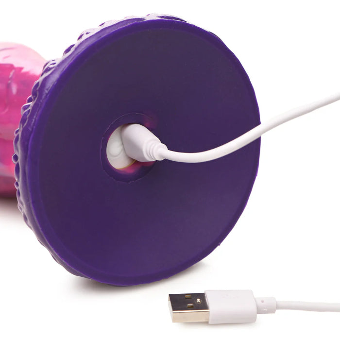 Creature Cocks Xenox Vibrating Rechargeable Remote-Control Fantasy Shaped Harnessable Silicone Dildo With Suction Cup