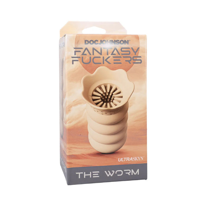 Doc Johnson Fantasy Fuckers The Worm Stretchy Textured Stroker