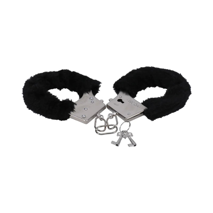 Doc Johnson In A Bag Furry Handcuffs With Quick Release