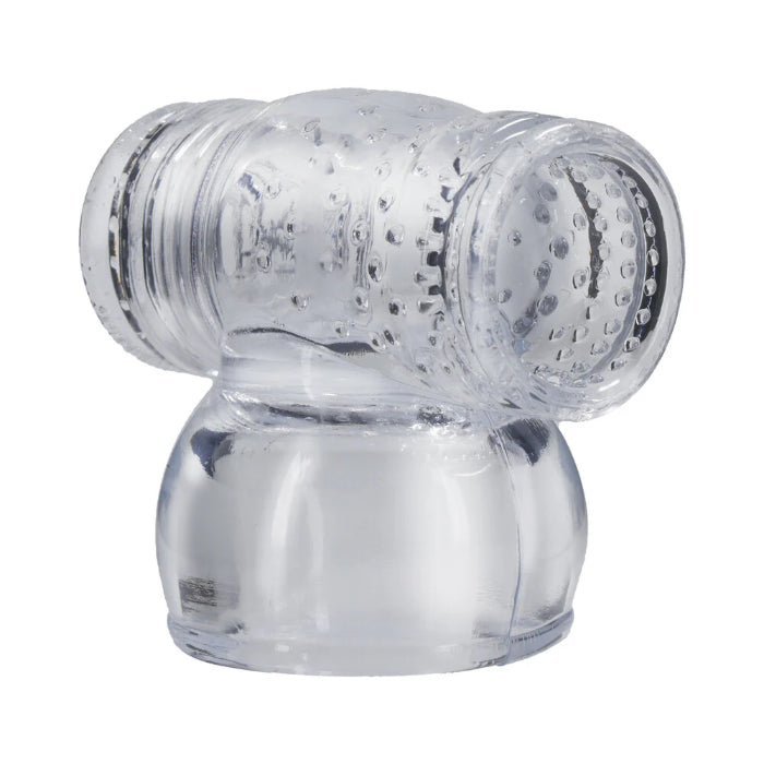 Doc Johnson Merci Cock Stroker Open Ended Stretchy Clear Wand Attachment