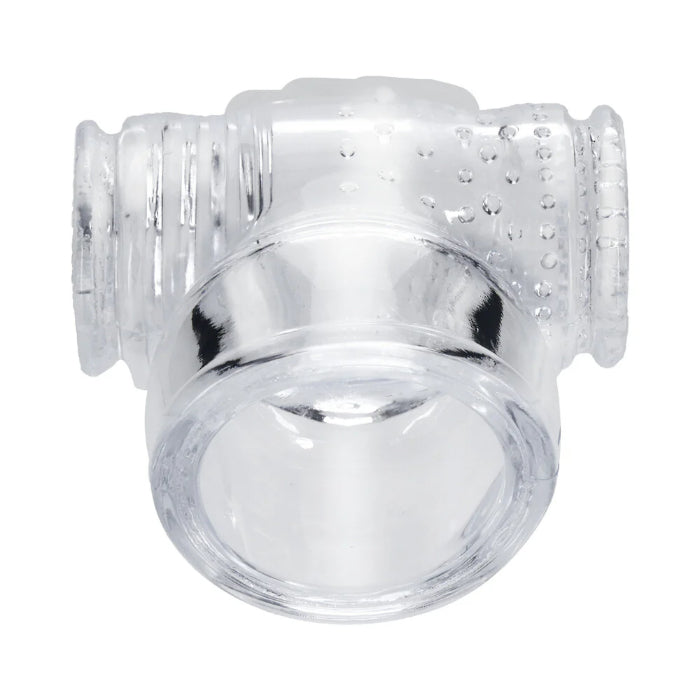Doc Johnson Merci Cock Stroker Open Ended Stretchy Clear Wand Attachment