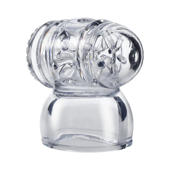Doc Johnson Merci Cock Teaser Textured Head Stimulator Clear Wand Attachment