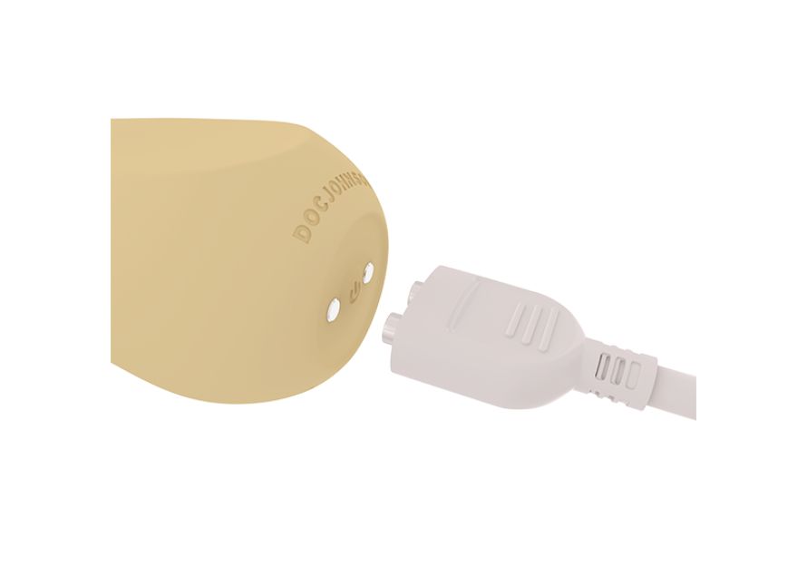 Doc Johnson Ritual Sol Rechargeable Super Soft Silicone Pulsating Thumping Vibrator