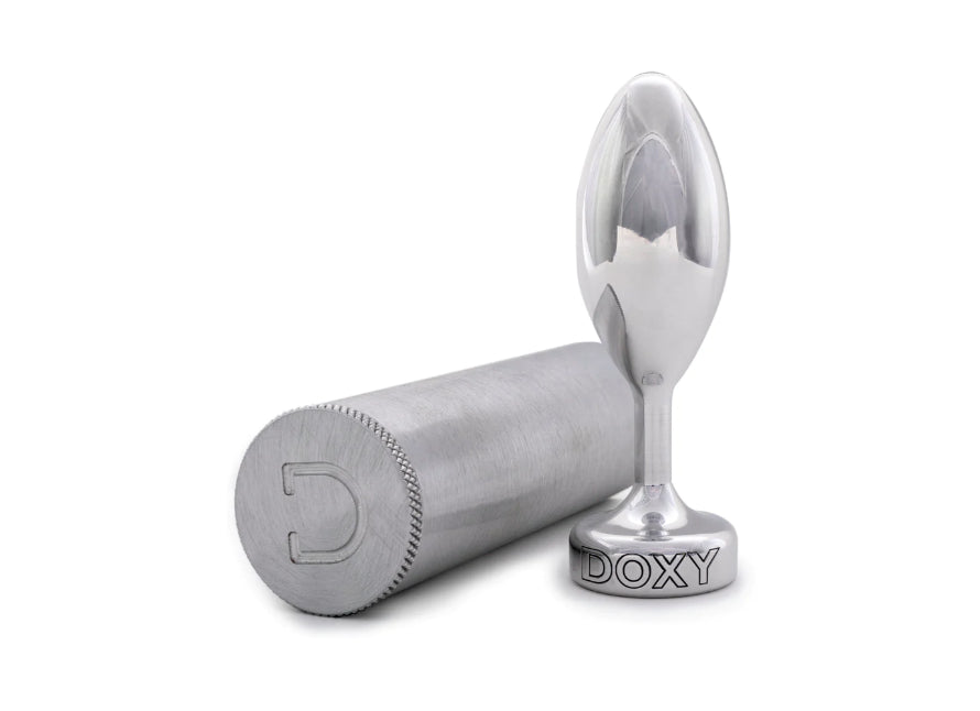 Doxy Smooth Metal Tapered Weighted Butt Plug
