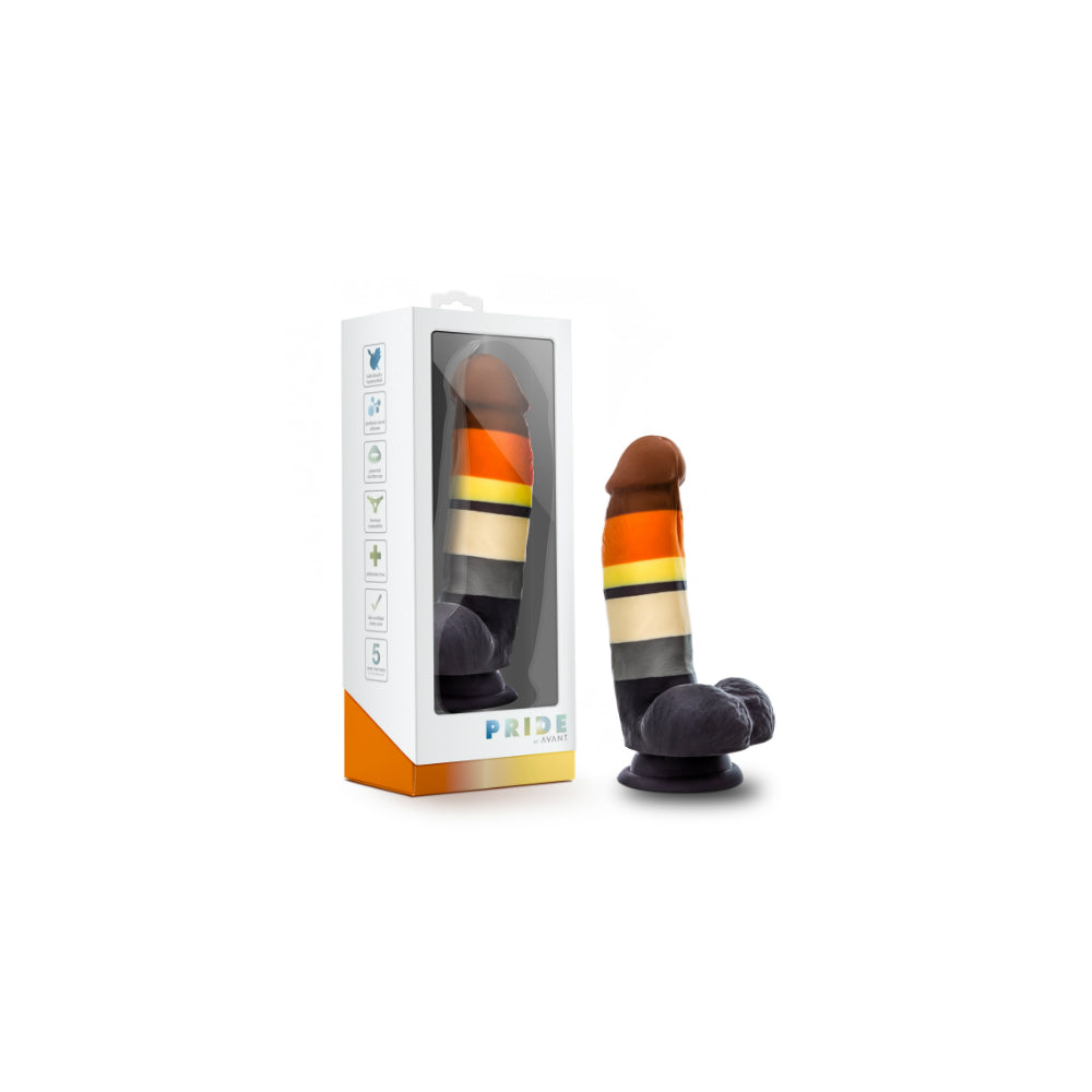 Blush Avant Pride P9 Bear Suction Cup Base Silicone Dildo