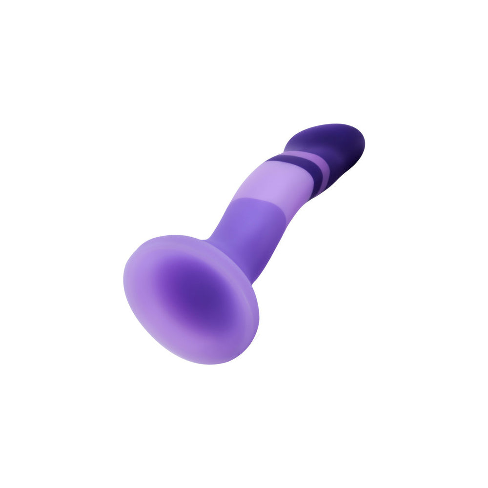 Blush Avant D2 Purple Rain Suction Cup Base Silicone Dildo