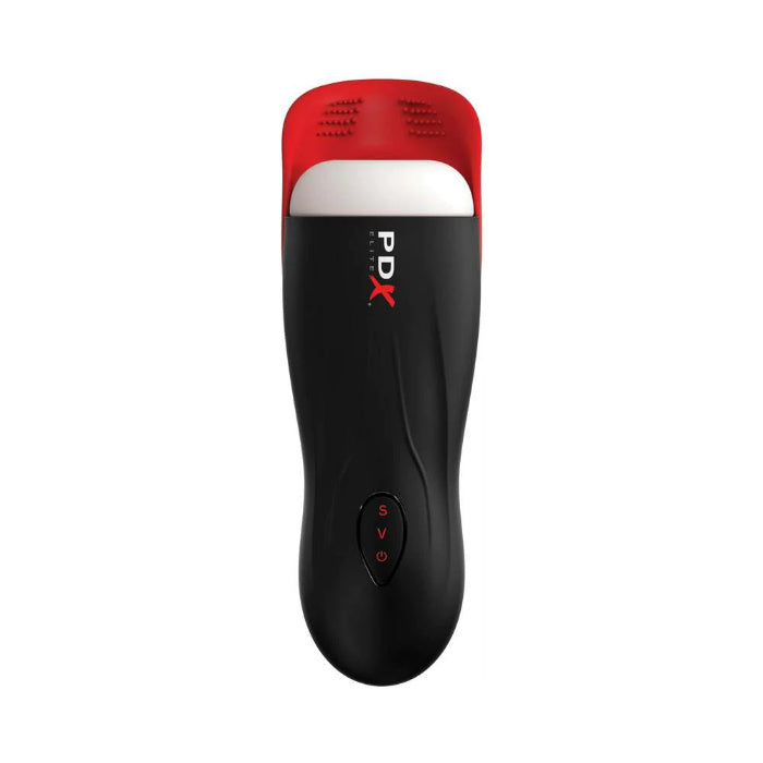 Elite Fap-O-Matic Pro Rechargeable Ultra-Soft Automatic Sucking And Vibrating Masturbator