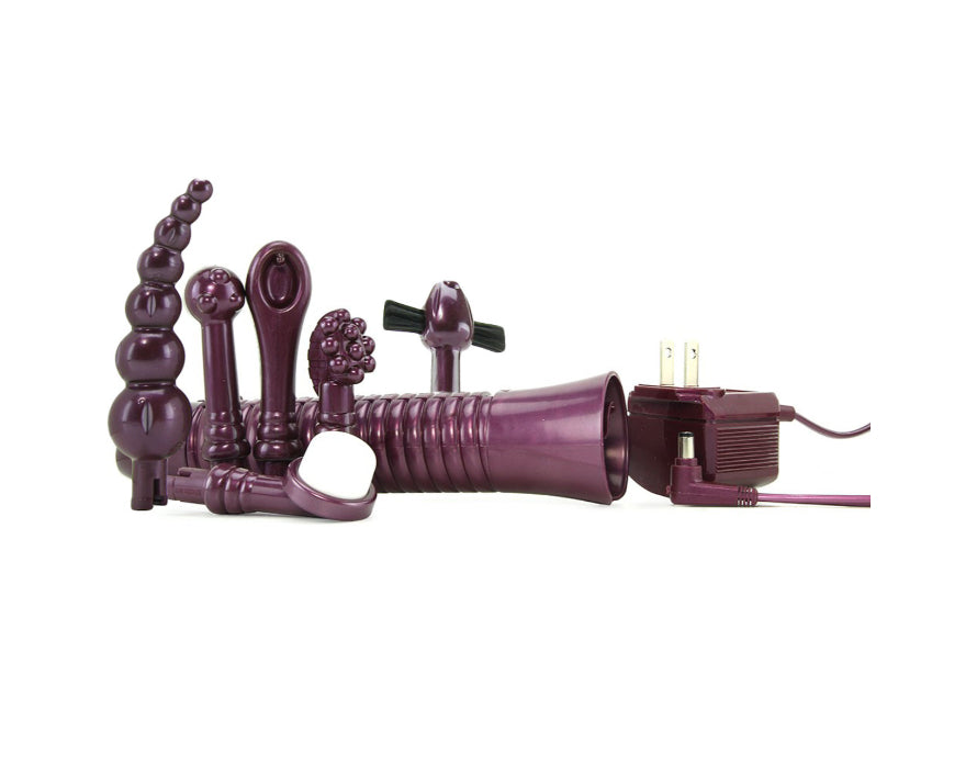 Eroscillator 2 Top Deluxe Whisper Quiet Plug In Extra Powerful Oscillating Vibrator With Attachments