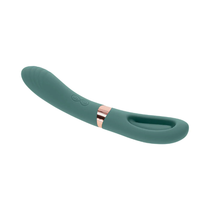 Evolved Chick Flick Dual Ended Silicone Rechargeable Vibrator With G-Spot Flicker