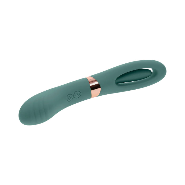 Evolved Chick Flick Dual Ended Silicone Rechargeable Vibrator With G-Spot Flicker