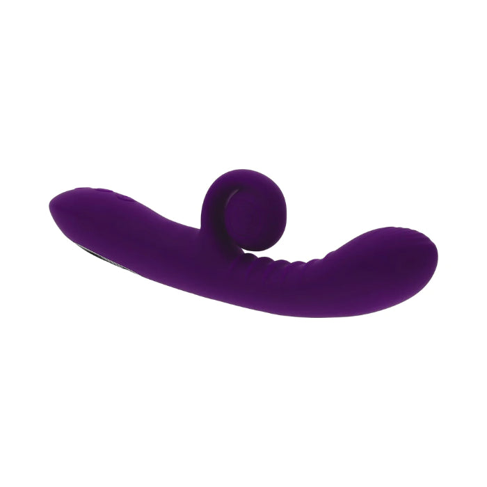 Evolved Curlicue Silicone Rechargeable Constant Contact Rabbit Style Vibrator