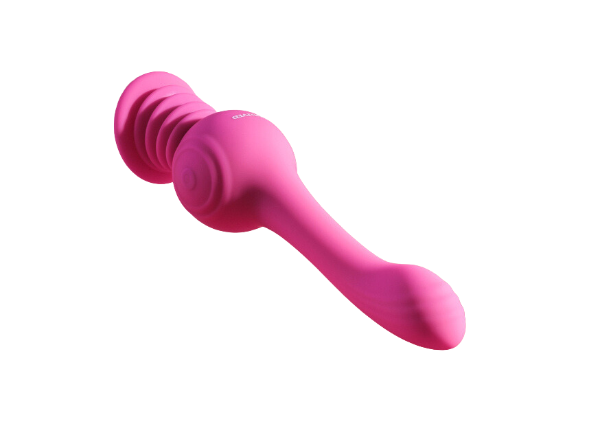 Evolved Gyro Vibe Rechargeable Powerful Gyrating Suction Cup Silicone Vibrator