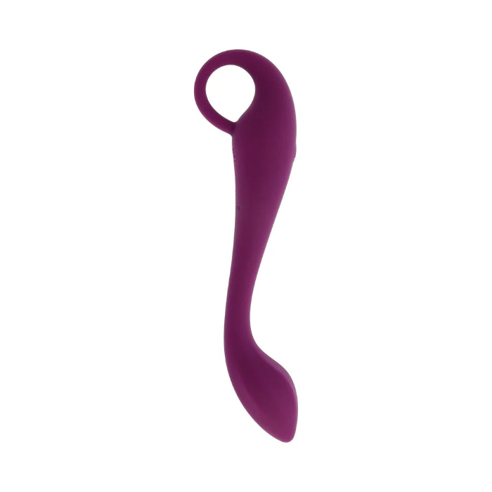 Evolved Lochness G Rechargeable Ergonomic Curved Silicone Vibrator With Handle