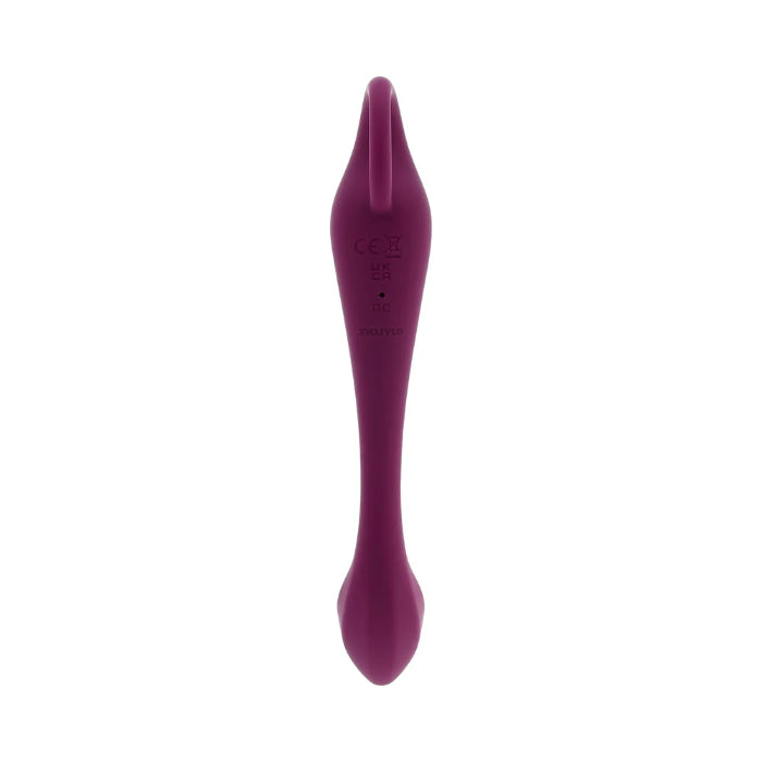 Evolved Lochness G Rechargeable Ergonomic Curved Silicone Vibrator With Handle