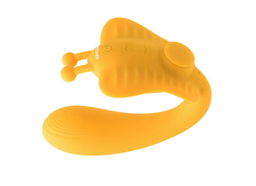 Evolved Monarch Rechargeable Silicone Multifunction Vibrating Three Motor Strapless Strap-On Double Dildo