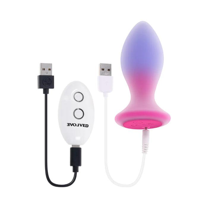 Evolved Paradise Plug Dual Layer Remote Control Rechargeable Vibrating Anal Plug
