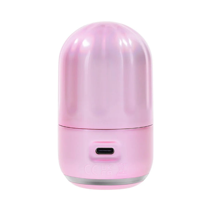 Evolved Vacation Vibes Mini Wand Rechargeable Silicone Vibrator With Travel Cover