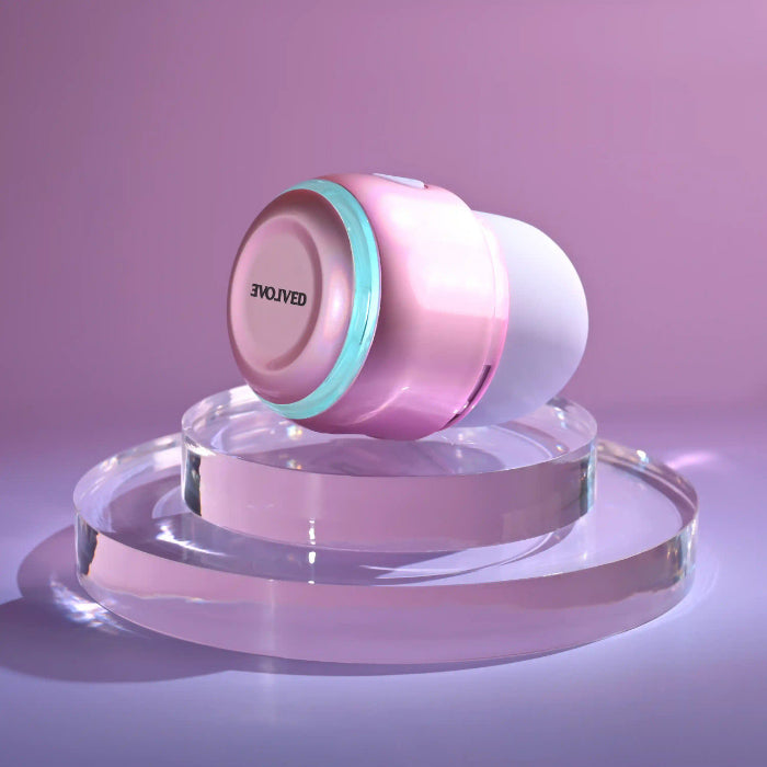 Evolved Vacation Vibes Tapping Rechargeable Silicone Stimulator With Travel Cover