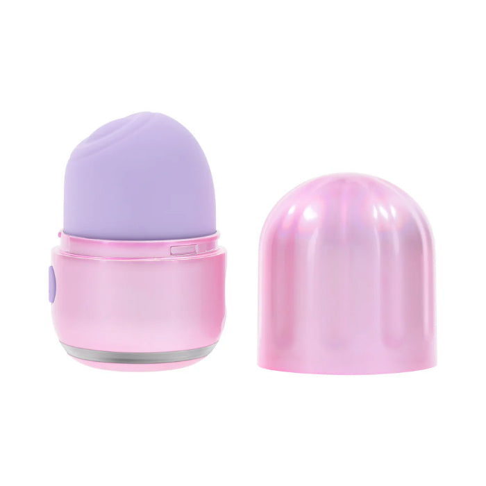 Evolved Vacation Vibes Tapping Rechargeable Silicone Stimulator With Travel Cover