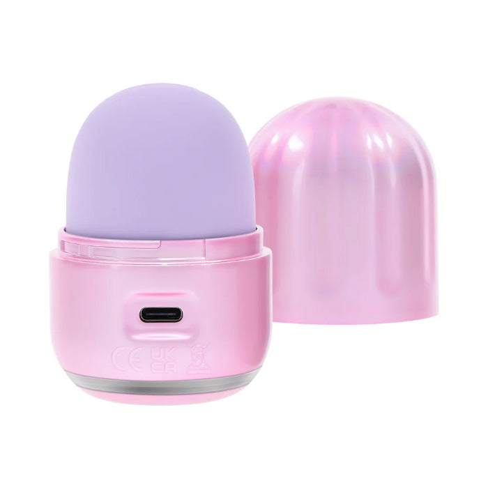 Evolved Vacation Vibes Tapping Rechargeable Silicone Stimulator With Travel Cover